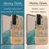 Custom Name Botanical Oriental Flowers Galaxy Case